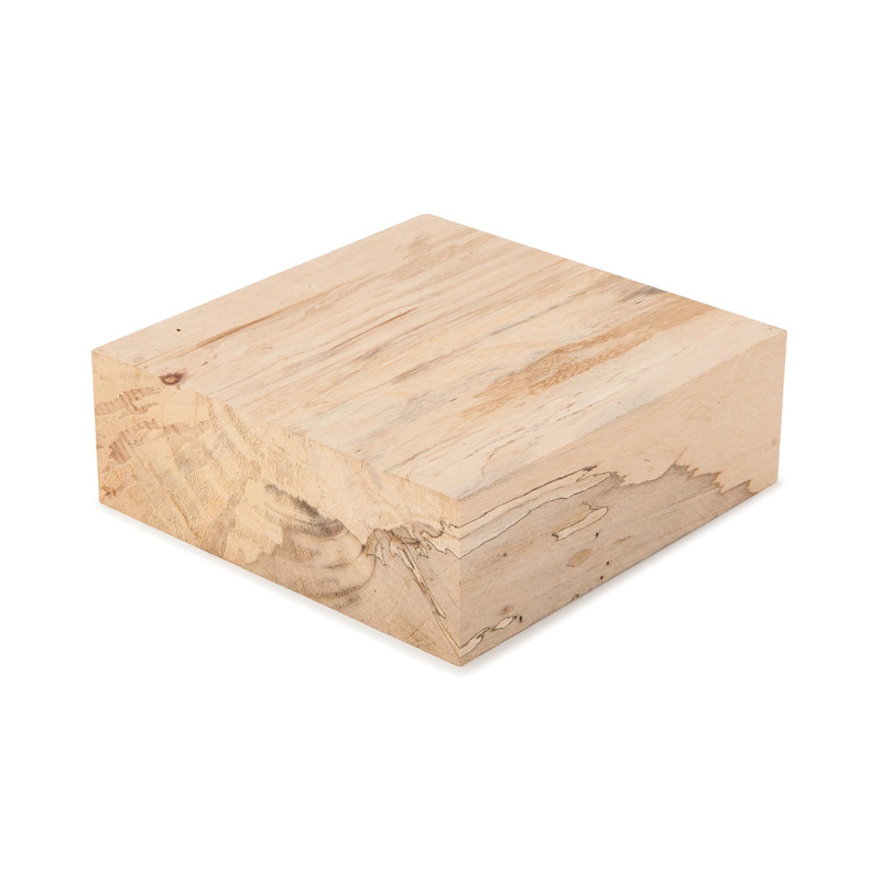 Spalted Tamarind Wood Turning Stock - Thickness:2" - Width:6" - Length:6"